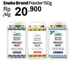 Promo Harga SNAKE BRAND Powder 150 gr - Carrefour