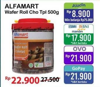 Promo Harga Alfamart Wafer Roll Cokelat 500 gr - Alfamart