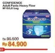 Promo Harga Confidence Adult Diapers Heavy Flow L8, M10 8 pcs - Indomaret