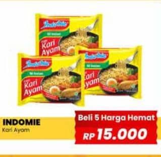 Promo Harga Indomie Mi Kuah Kari Ayam 72 gr - Yogya