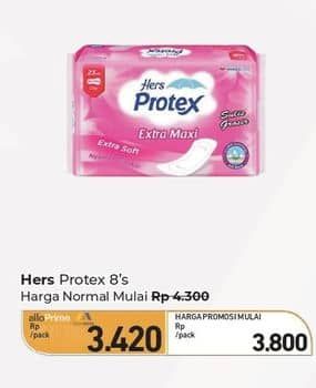 Promo Harga Hers Protex Soft Care Extra Maxi NonWing 8 pcs - Carrefour