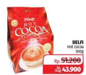 Promo Harga Delfi Hot Cocoa Indulgence 500 gr - Lotte Grosir