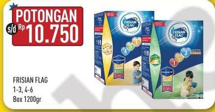 Promo Harga FRISIAN FLAG 123 Jelajah / 456 Karya 1200 gr - Hypermart