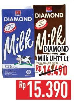 Promo Harga Diamond Milk UHT 1000 ml - Hypermart