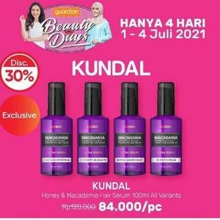 Promo Harga KUNDAL Macadamia Damage Care Solution Premium Hair Essential Oil All Variants 100 ml - Guardian