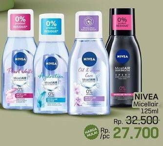 Promo Harga Nivea MicellAir Skin Breathe Micellar Water 125 ml - LotteMart