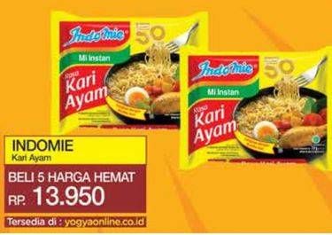 Promo Harga Indomie Mi Kuah Kari Ayam 72 gr - Yogya