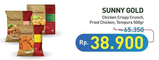 Promo Harga Sunny Gold Chicken Crispy Crunchy/Fried Chicken/Tempura  - Hypermart