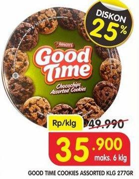 Promo Harga GOOD TIME Cookies Chocochips 277 gr - Superindo