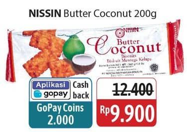 Promo Harga Nissin Biscuits Butter Coconut 200 gr - Alfamidi