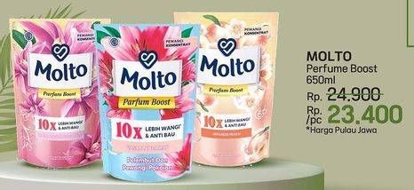 Promo Harga Molto Parfum Boost 650 ml - LotteMart