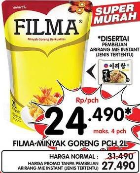 Promo Harga FILMA Minyak Goreng 2000 ml - Superindo