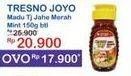 Promo Harga Tresno Joyo Madu TJ Jahe Merah Mint 150 gr - Indomaret