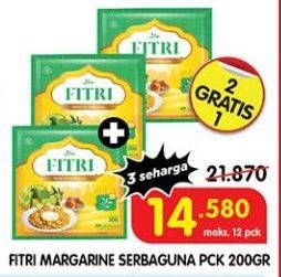 Promo Harga Fitri Margarine Serbaguna 200 gr - Superindo