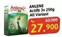 Promo Harga Anlene Actifit 3x High Calcium All Variants 250 gr - Alfamidi