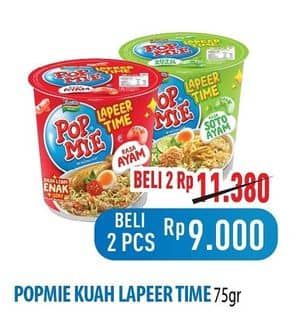 Promo Harga Indomie Pop Mie Instan 75 gr - Hypermart