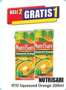 Promo Harga Nutrisari Juice Squeezed Orange 200 ml - Hari Hari
