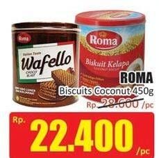 Promo Harga ROMA Biskuit Kelapa 450 gr - Hari Hari