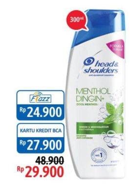 Promo Harga HEAD & SHOULDERS Shampoo 300 ml - Alfamidi
