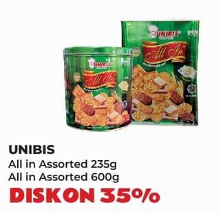 Promo Harga Unibis All In Biskuit Beraneka Rasa 275 gr - Yogya