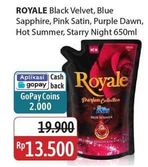 Promo Harga So Klin Royale Parfum Collection Black Velvet, Blue Sapphire, Pink Satin, Purple Dawn, Hot Summer, Starry Night 650 ml - Alfamidi