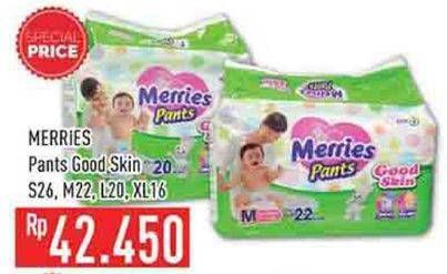 Promo Harga MERRIES Pants Good Skin S26, M22, L20, XL16  - Hypermart