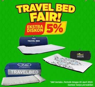 Promo Harga Travel Bed  - COURTS