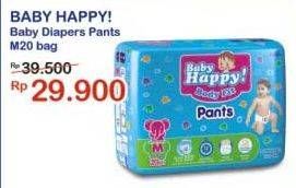 Promo Harga Baby Happy Body Fit Pants M20 20 pcs - Indomaret