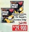 Promo Harga BELFOODS Royal Nugget S, Stick, Drummies 500 gr - Hypermart