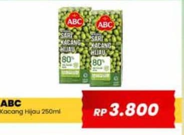 Promo Harga ABC Minuman Sari Kacang Hijau 250 ml - Yogya