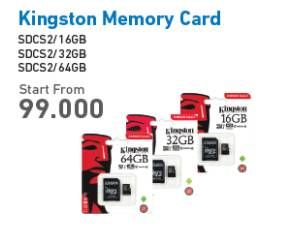 Promo Harga KINGSTON Memory Card 16 GB  - Electronic City