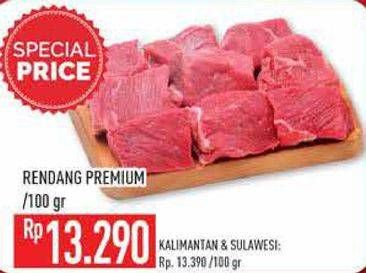 Promo Harga Daging Rendang Sapi Premium per 100 gr - Hypermart