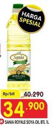 Promo Harga SANIA Royale Soya Oil 1000 ml - Superindo