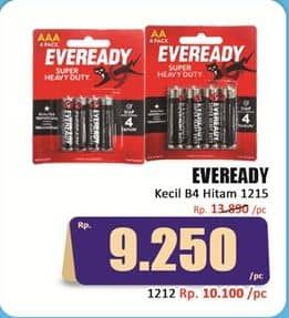Promo Harga Eveready Battery D-1215 Hitam Kecil 4 pcs - Hari Hari
