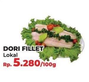 Promo Harga Fillet Dori Lokal per 100 gr - Yogya