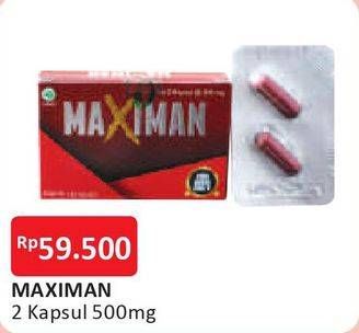 Promo Harga MAXIMAN Kapsul 2 pcs - Alfamart