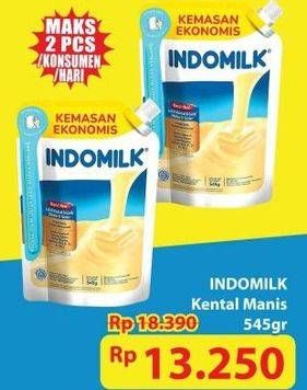 Promo Harga Indomilk Susu Kental Manis Plain 545 gr - Hypermart