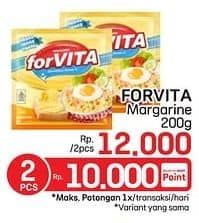 Promo Harga Forvita Margarine 200 gr - LotteMart