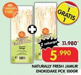 Promo Harga Naturally Fresh Jamur Enokidake  - Superindo