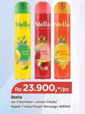 Promo Harga Stella Aerosol Lemon, Apple, Cananga Lullaby 400 ml - TIP TOP