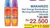 Promo Harga Makarizo Hair Energy Scentsations Morning Dew, White Musk 100 ml - Indomaret