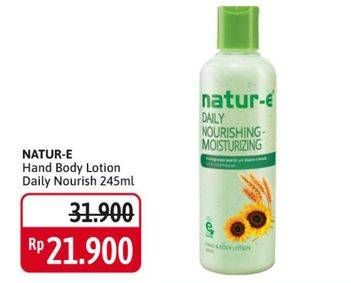 Promo Harga NATUR-E Hand Body Lotion Daily Nourishing Moisturizing 245 ml - Alfamidi