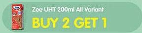 Promo Harga ZEE Up & Go UHT All Variants 200 ml - Hypermart