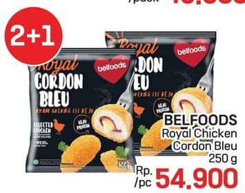 Promo Harga Belfoods Royal Nugget Cordon Bleu 250 gr - LotteMart