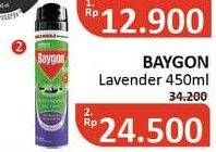 Promo Harga BAYGON Insektisida Spray Silky Lavender 450 ml - Alfamidi
