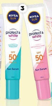 Promo Harga NIVEA Sun Face Serum Protect & White SPF 50+  - Guardian