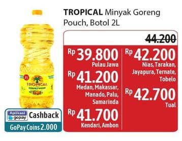 Promo Harga Tropical Minyak goreng Pouch/Botol  - Alfamidi