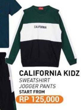 Promo Harga California Kidz Sweatshirt + Jogger Pants  - Carrefour