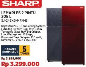 Promo Harga Sharp SJ-246XG MR, MS  - COURTS