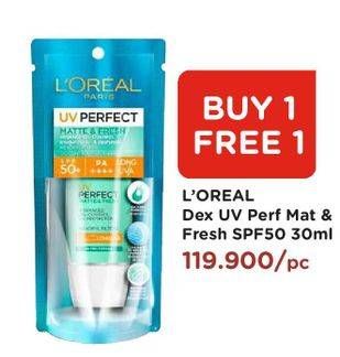 Promo Harga LOREAL UV Perfect Matte SPF 50 30 ml - Watsons